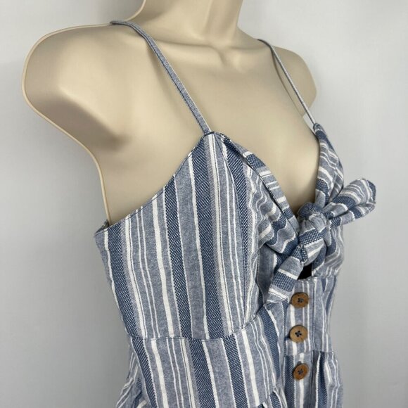 Roxy Women's Under The Cali Sun Button Front Dress Woman's size Large Cotton sum - Picture 8 of 15